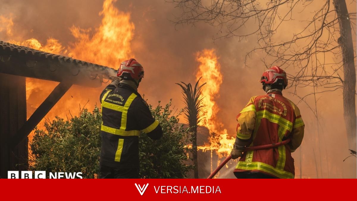 More than 300,000 flee wildfires in France and Spain