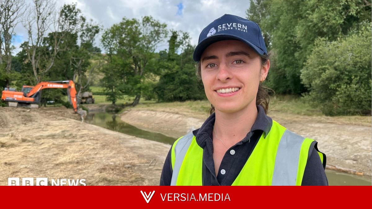 Tears and celebrations as river 'wiggle' restored