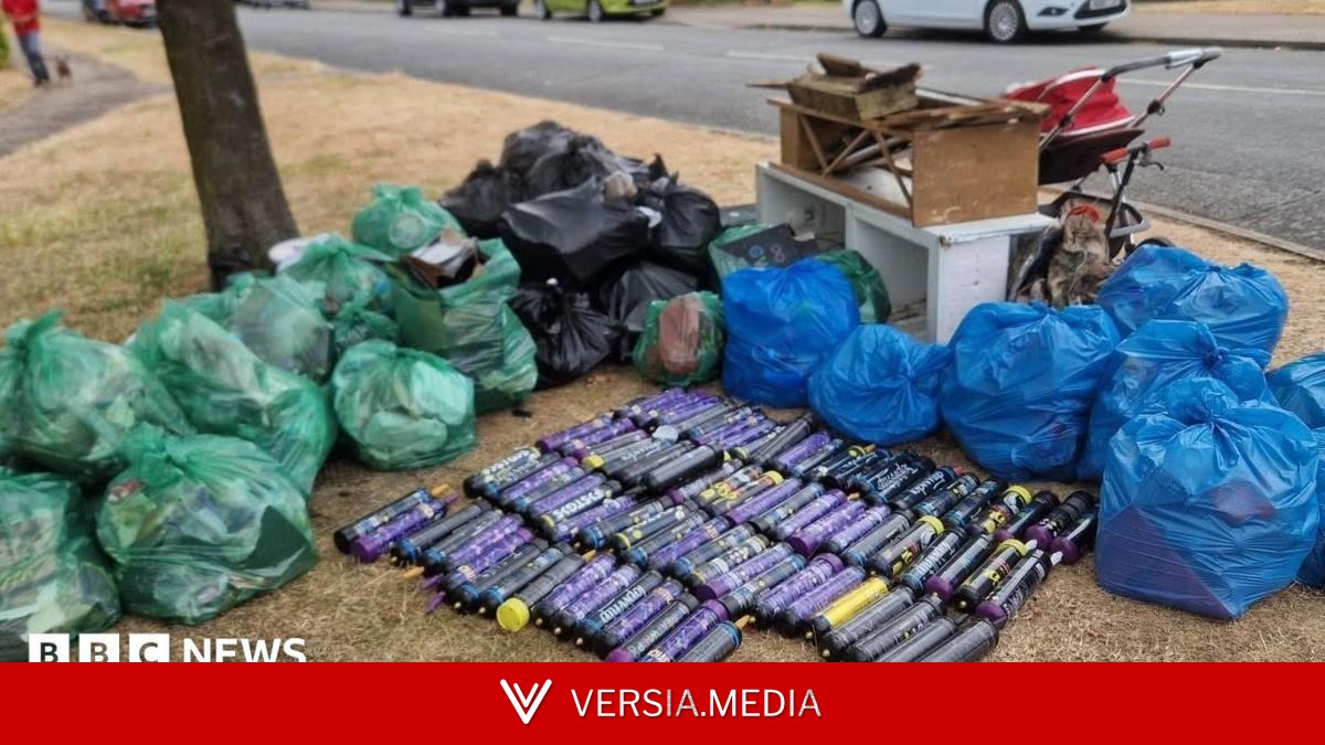 'Off the scale' haul of nitrous oxide cans found