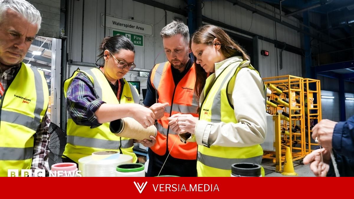 Space industry giants visit fabrics factory