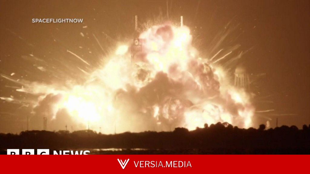 Exploding rocket casts doubts over Nasa's Moon plans